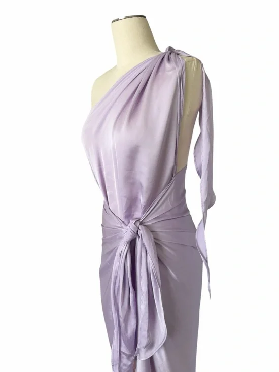 Baobab Marea Purple One Shoulder Dress S - Picture 3 of 7